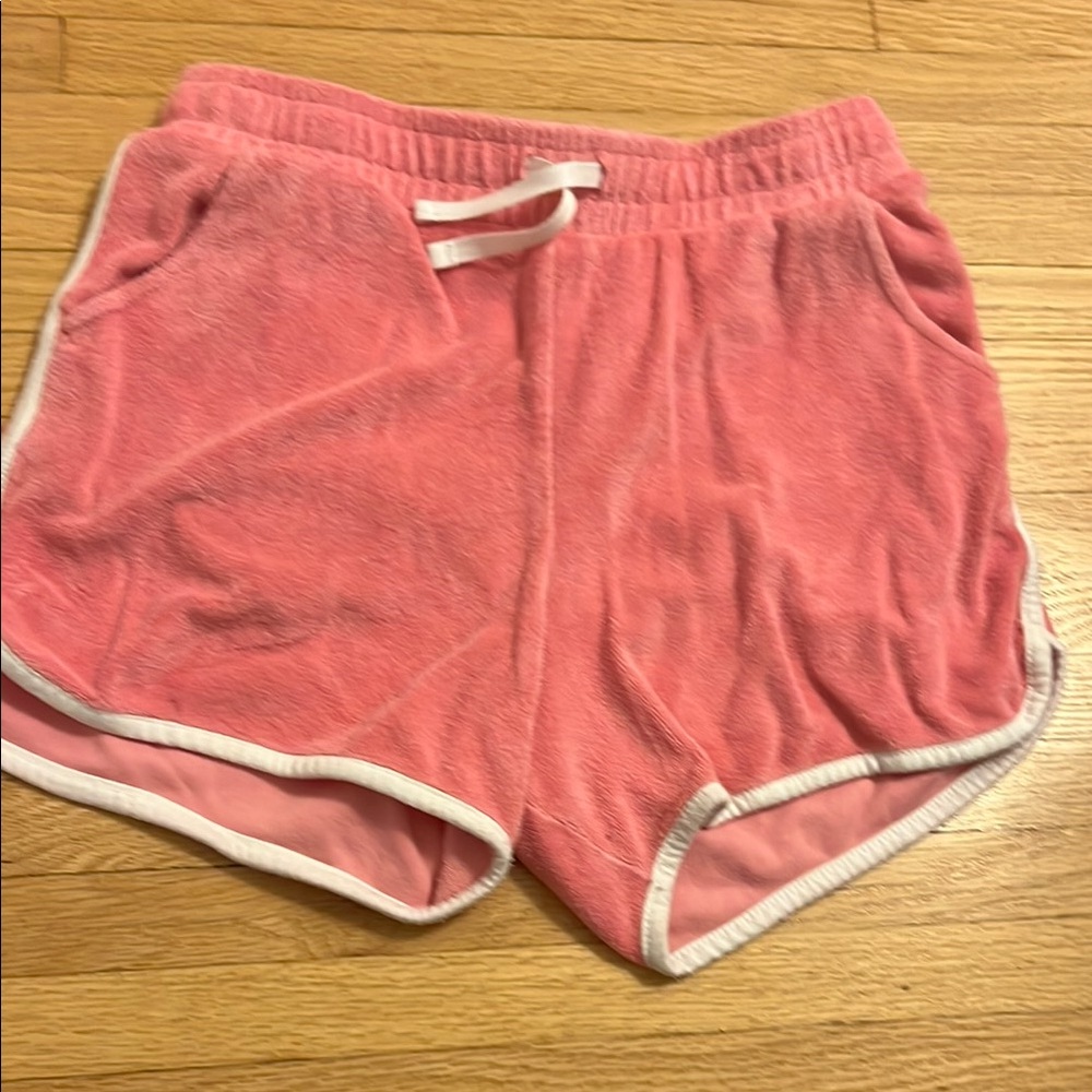 Pink Terry Cloth Women's Shorts